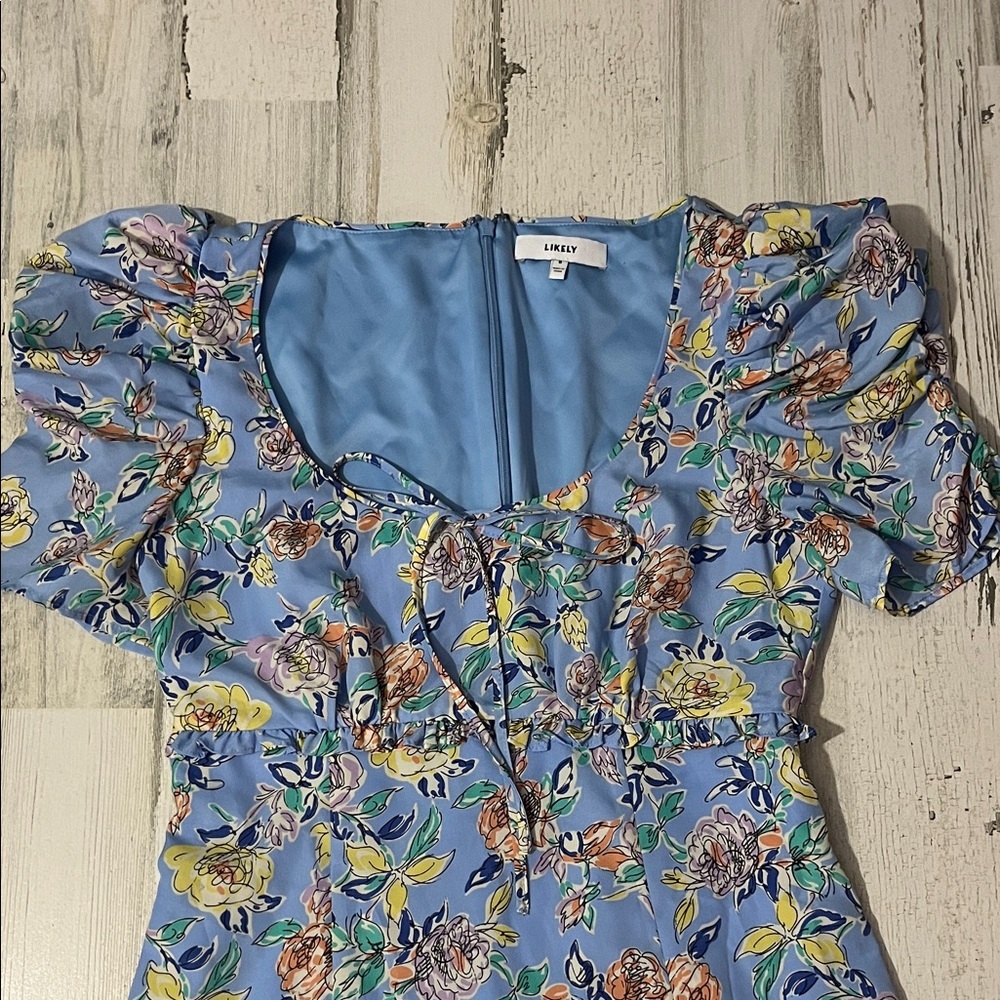 Likely X Revolve Emmy Floral Dress Size 6 - Picture 5 of 12